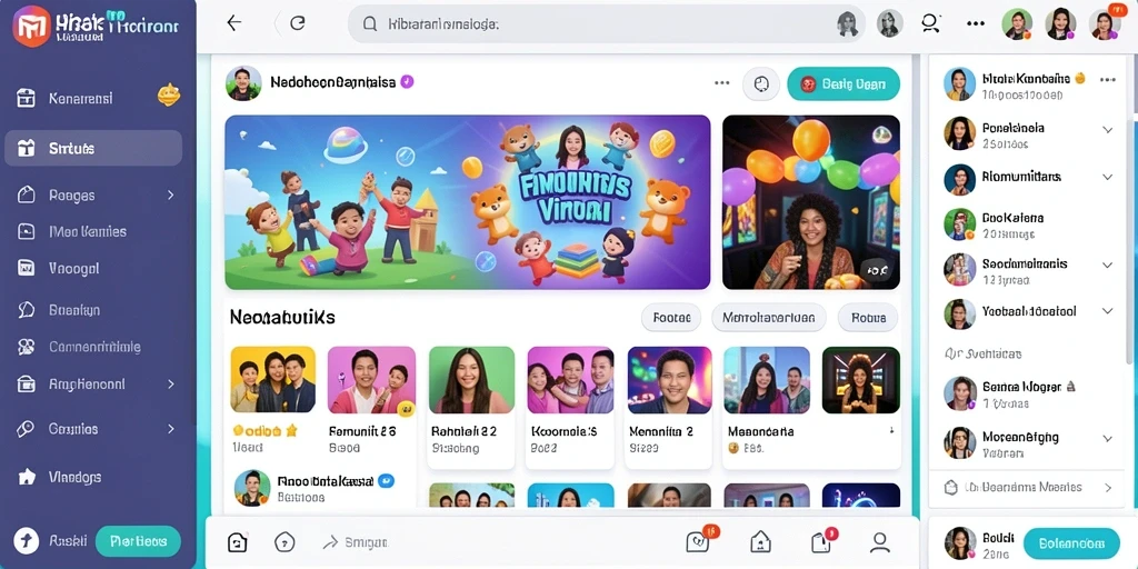 Tampilan awal yang menarik dengan pilihan mode permainan.