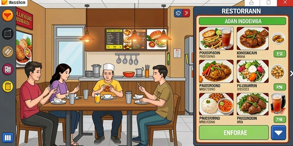 Tampilan antarmuka pengguna yang intuitif dan mudah dipahami.