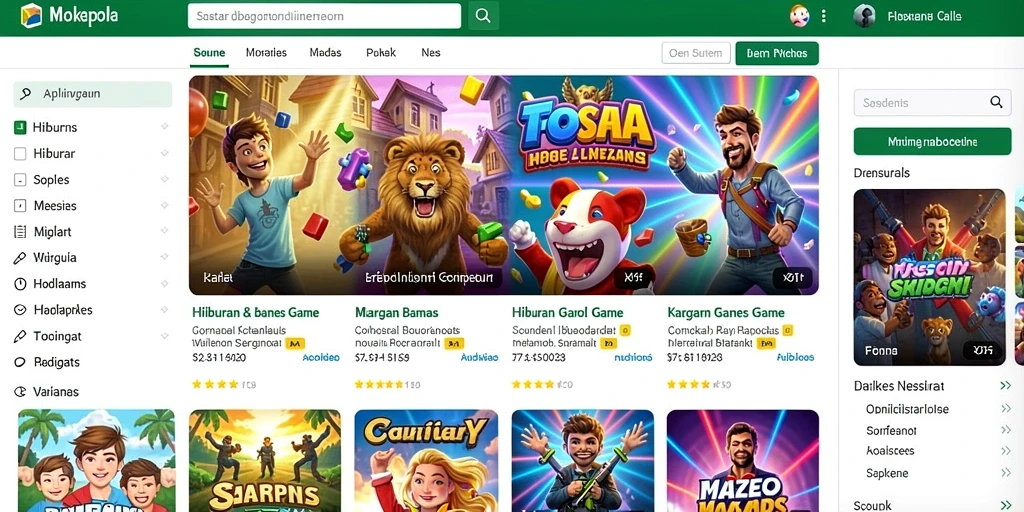 Tangkapan layar menampilkan gameplay yang dinamis dan seru.