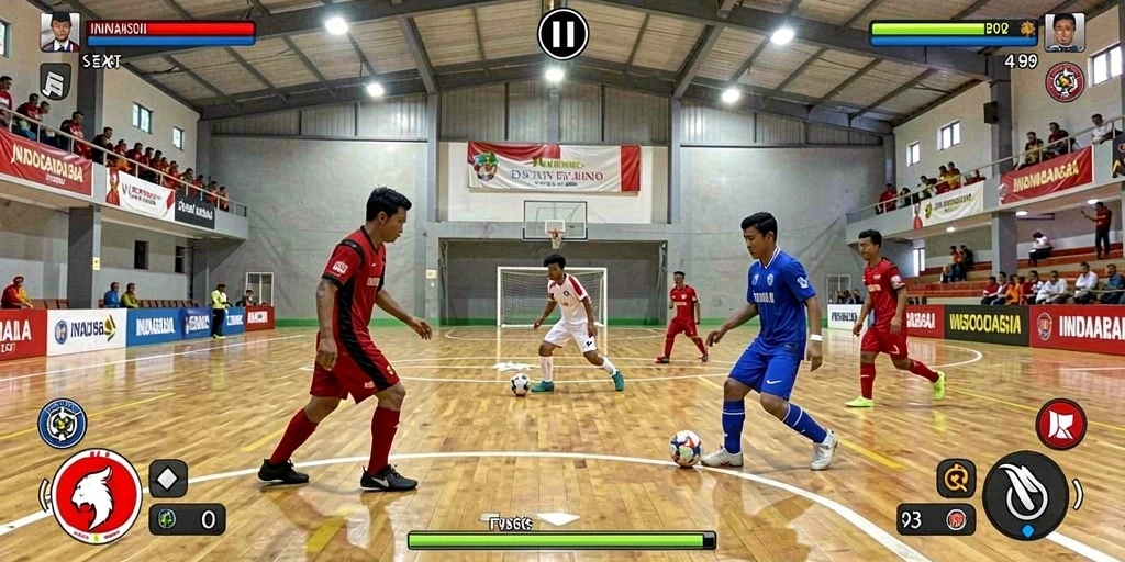 Menampilkan tampilan antarmuka permainan yang menarik.