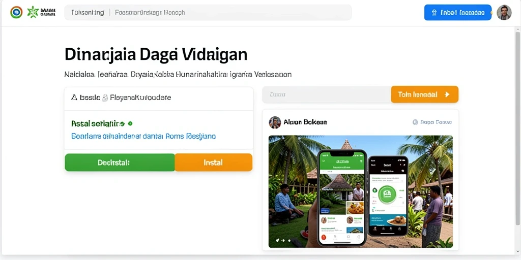 Tampilan awal yang menggoda dengan suasana magis.