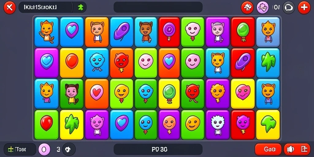Tampilan awal gameplay yang menarik dan interaktif.